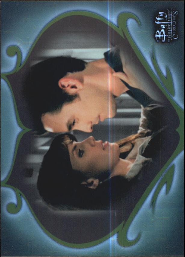 Buffy the Vampire Slayer: Connections (Base Set) card 38 Xander + Cordelia: Lust Connection