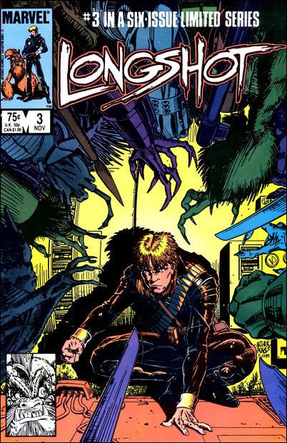 Longshot (1985) issue 3 Newsstand Cover