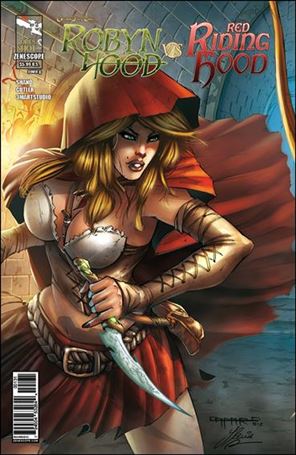 Grimm Fairy Tales Presents Robyn Hood vs Red Riding Hood issue One-Shot-C Giuseppe Cafaro Riding Hood Cover