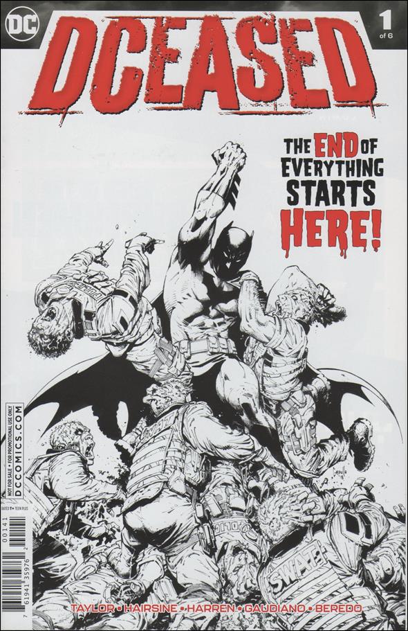 DCeased issue 1-F Greg Capullo Diamond Retailer Summit RRP Cover