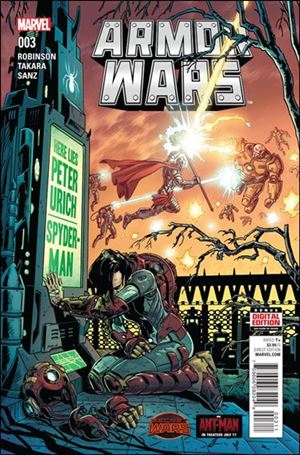 Armor Wars issue 3 Paul Rivoche Cover