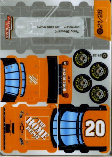NASCAR Race Day 2005 (Base Set) card 21.2 Tony Stewart