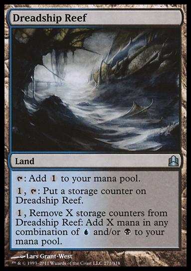 Magic the Gathering: Commander (Base Set) card 271 Dreadship Reef
