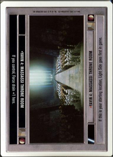 Star Wars: Premiere Unlimited (Base Set) card 295 Yavin 4: Massassi Throne Room