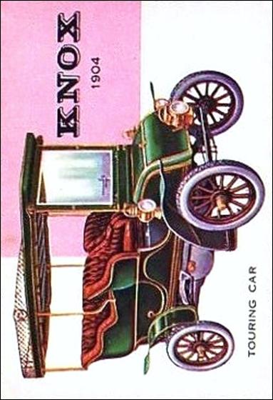 World on Wheels (Base Set) card 151 Knox Touring Car 1904