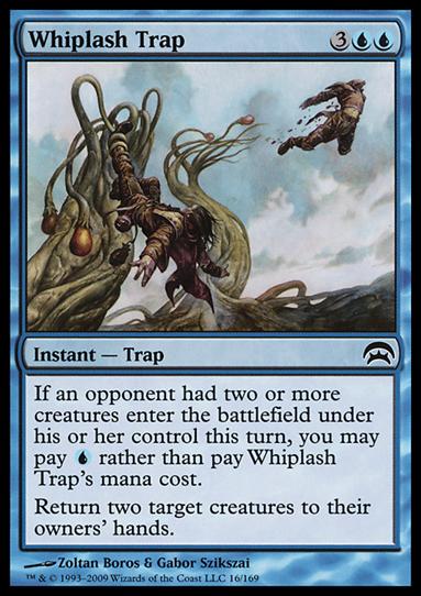 Magic the Gathering: Planechase (Base Set) card 16 Whiplash Trap