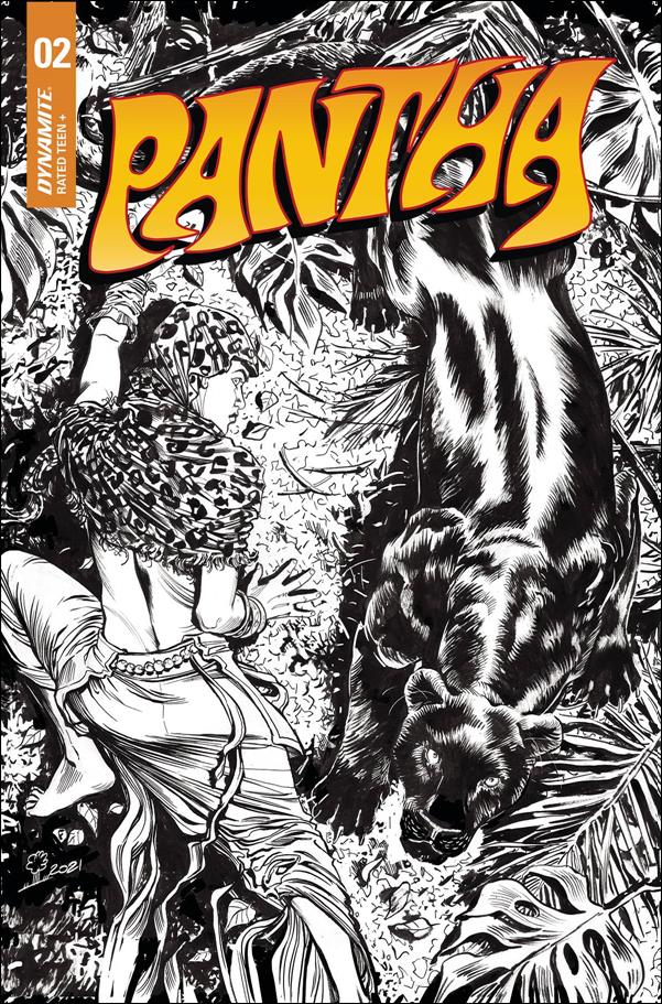 Pantha (2022) issue 2-I Elena Pianta 1:10 Black & White Cover