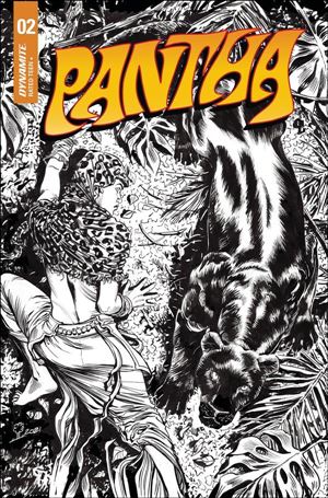 Pantha (2022) issue 2-I Elena Pianta 1:10 Black & White Cover