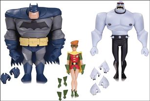 Batman Animated figure 36-B Batman, Robin & Mutant (NBA) (Loose)