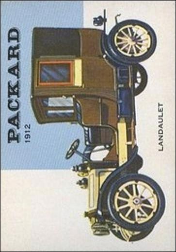 World on Wheels (Base Set) card 48  Packard Landaulet 1912