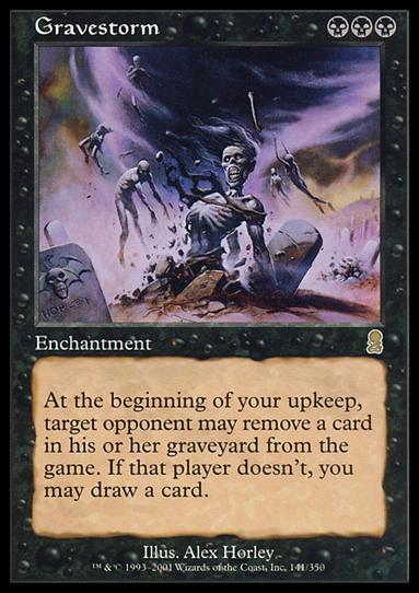 Magic the Gathering: Odyssey (Base Set) card 141 Gravestorm