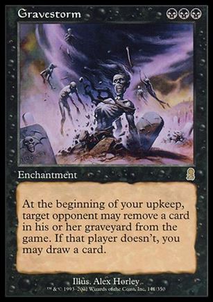 Magic the Gathering: Odyssey (Base Set) card 141 Gravestorm