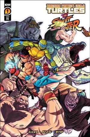 Teenage Mutant Ninja Turtles vs. Street Fighter issue 1-D Vincenzo Federici 1:25 Cover