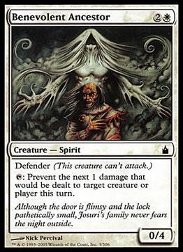 Magic the Gathering: Ravnica (Base Set)  card 3 Benevolent Ancestor