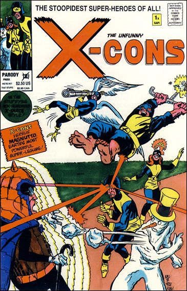 Unfunny X-Cons issue 1-C X-Men (1963) #1 Parody Cover
