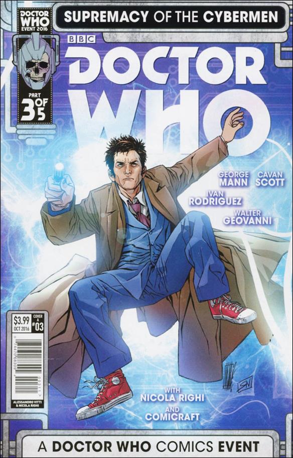 Doctor Who Event 2016: Supremacy of the Cybermen issue 3 Alessandro Vitti Cover