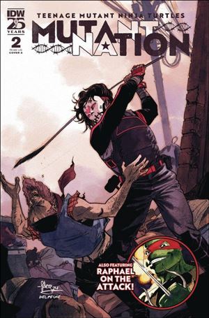 Teenage Mutant Ninja Turtles: Mutant Nation issue 2 Javier Fernández Cover