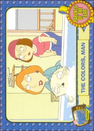 Family Guy Season Two (Base Set) card 69 The Colors, Man