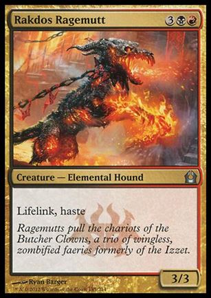 Magic the Gathering: Return to Ravnica (Base Set) card 185 Rakdos Ragemutt