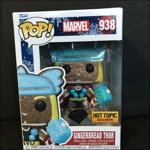 POP! Marvel figure 938-B Gingerbread Thor (Diamond Collection)