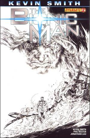 Bionic Man issue 2-C Jonathan Lau Sketch Cover