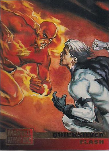 DC Versus Marvel / Marvel Versus DC (Base Set) card 28 Quicksilver/Flash