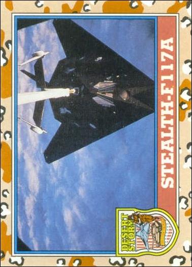 Desert Storm: Series 2 (Base Set) card 119 Stealth F-117A