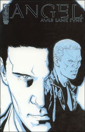 Angel: Auld Lang Syne issue 1-C David Messina 1:10 Black and White Cover