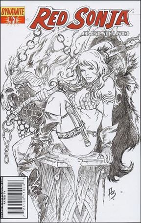 Red Sonja (2005) issue 41-D Adriano Batista Sketch Cover