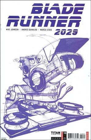 Blade Runner 2029 issue 10-B Syd Mead Cover