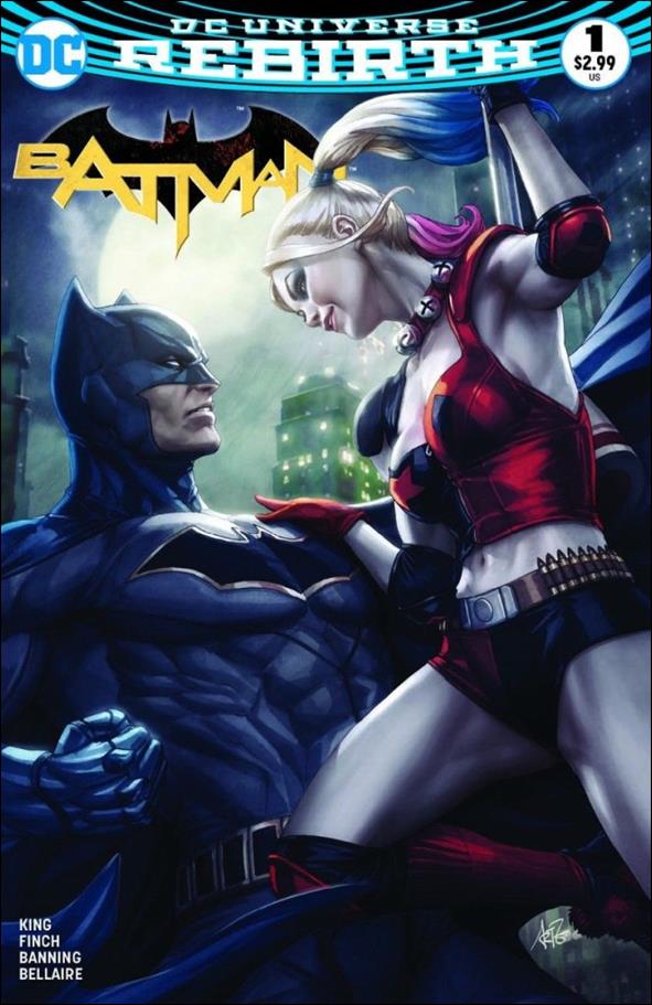 Batman (2016) issue 1-TT Stanley "Artgerm" Lau Legacy Comics Color Cover