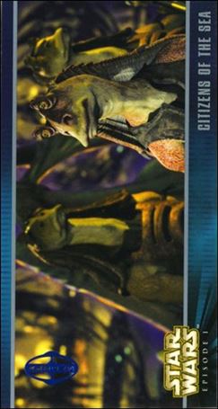 Star Wars: Episode I Widevision: Series 1 (Expansion Subset) card X-29 Citizens of the Sea