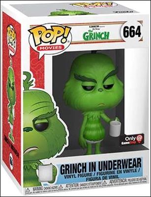 POP! Movies figure 664 Grinch in Underwear GameStop Exclusive