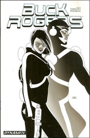 Buck Rogers (2009) issue 2-C John Cassaday 1:15 Black and White Cover