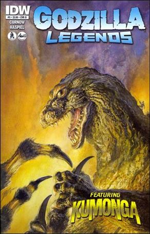 Godzilla Legends issue 5-B Bob Eggleton Cover