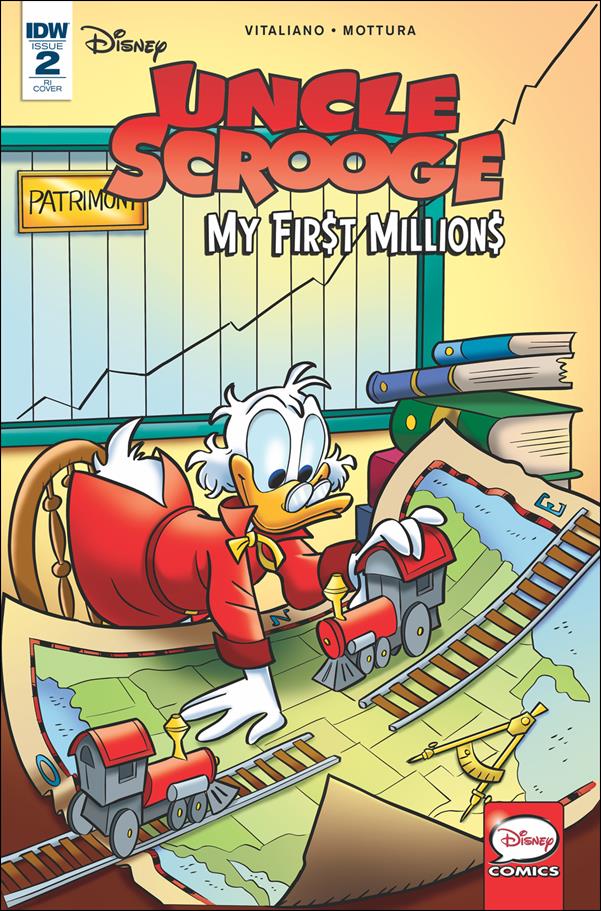 Uncle Scrooge: My First Millions issue 2-B Marco Gervasio 1:10 Cover