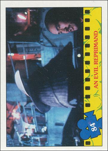 Teenage Mutant Ninja Turtles Movie (Base Set) card 84 An Evil Reprimand