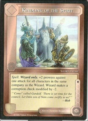 Middle-Earth: The Wizards (Base Set) card 239 Kindling of the Spirit