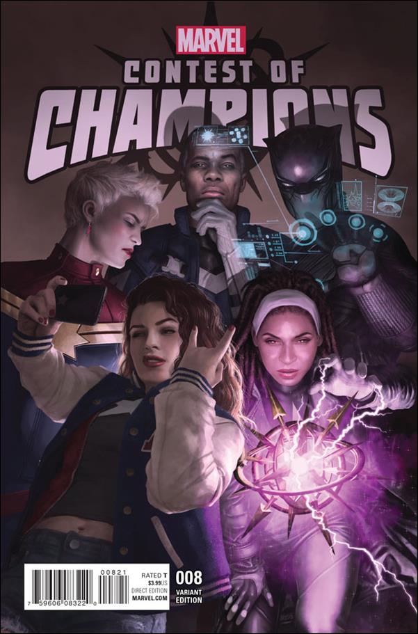 Contest of Champions issue 8-B Rahzzah Cover