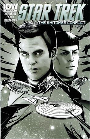 Star Trek (2011) issue 26-B Erfan Fajar 1:10 Black & White Cover