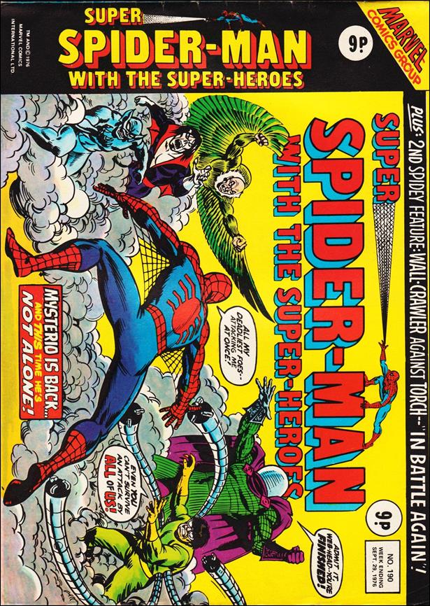 Spider-Man: Comics Weekly 190 A, Sep 1976 Comic Book by Marvel UK