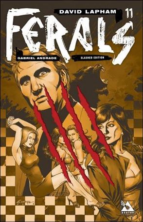 Ferals issue 11-D Slashed Cover 1:3