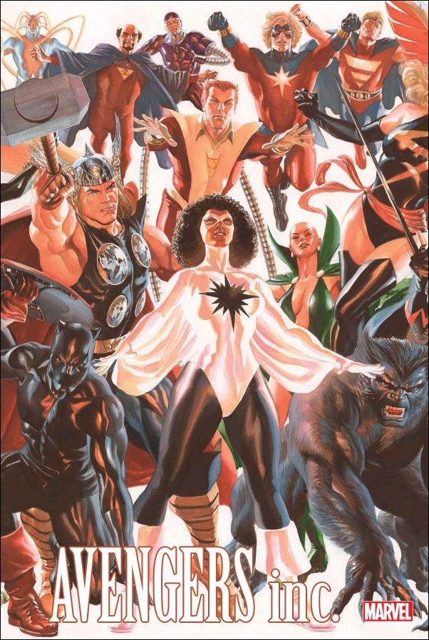 Avengers Inc. issue 1-B Alex Ross Connecting Cover
