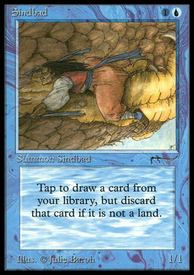 Magic the Gathering: Arabian Nights (Base Set) card 21 Sindbad