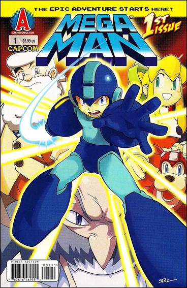 Mega Man issue 1 Patrick "Spaz" Spaziante Cover