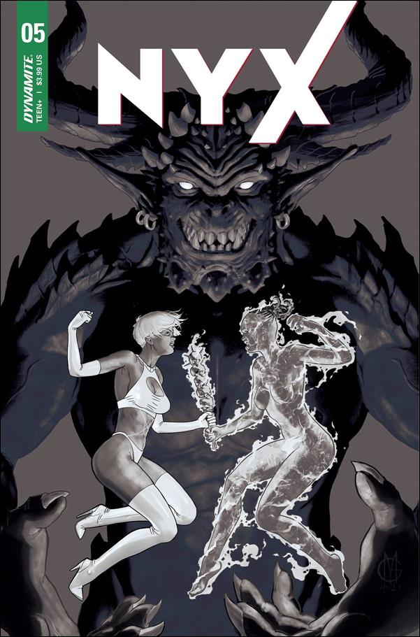 Nyx (2021) issue 5-L Giuseppe Matteoni 1:10 Black & White Cover