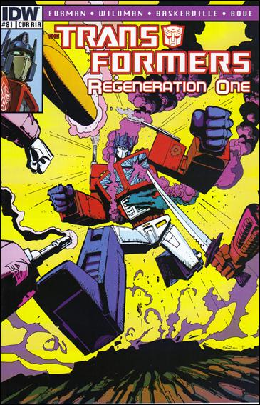 Transformers: Regeneration One issue 81-C Geoff Senior 1:10 Cover