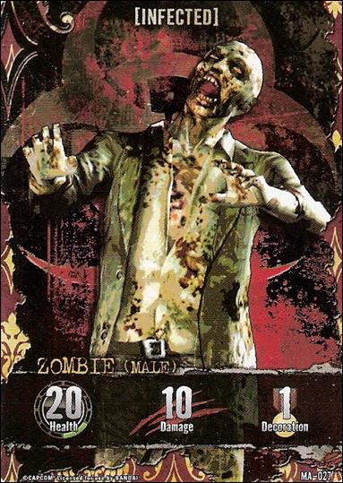 Resident Evil: Alliance (Base Set) card MA-027 Zombie (Male)