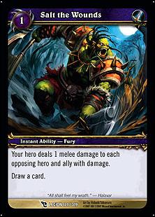 World of Warcraft: March of the Legion (Base Set) card 121 Salt the Wounds