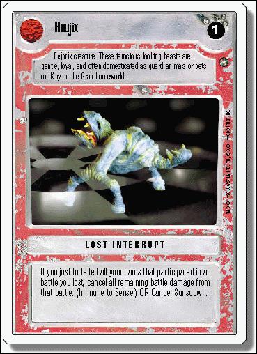Star Wars: A New Hope Revised (Base Set) card 127 Houjix